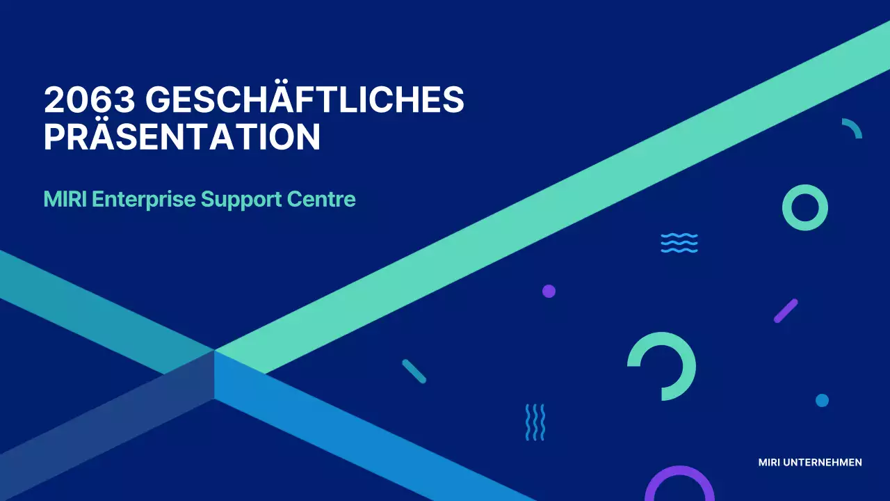 Ein einfacher blauer und mintfarbener Performance-Share-Sitzungsbericht