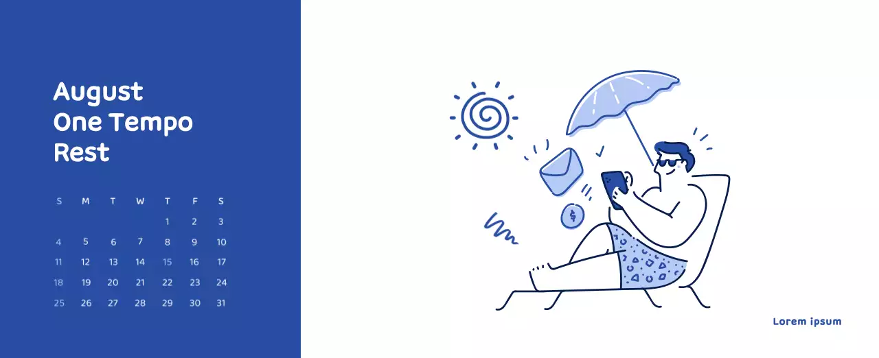 Lịch với hình ảnh minh họa đầy cảm xúc với nhiều màu sắc khác nhau