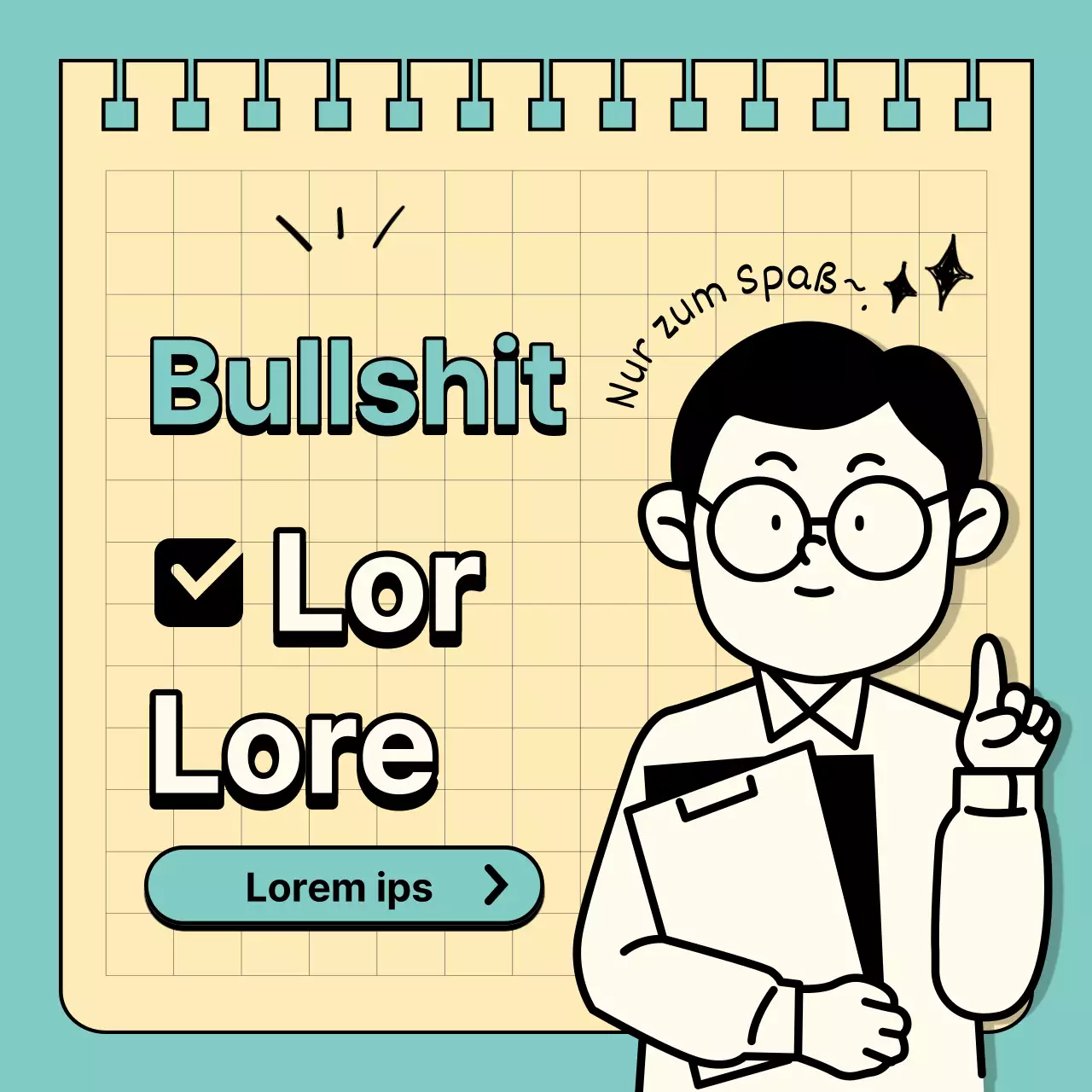 Ein einfacher Goofy-Level-Test in mint und gelb @simplegoofy