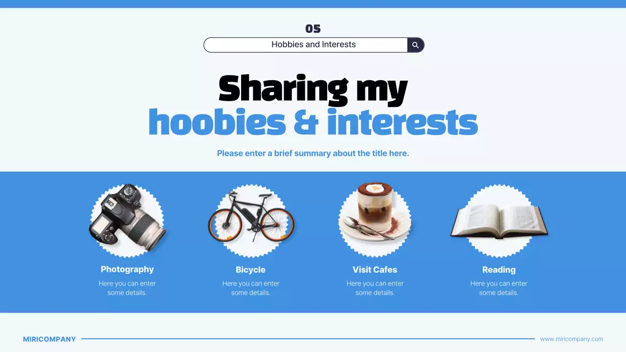 블루 모던 팀 발표 프레젠테이션