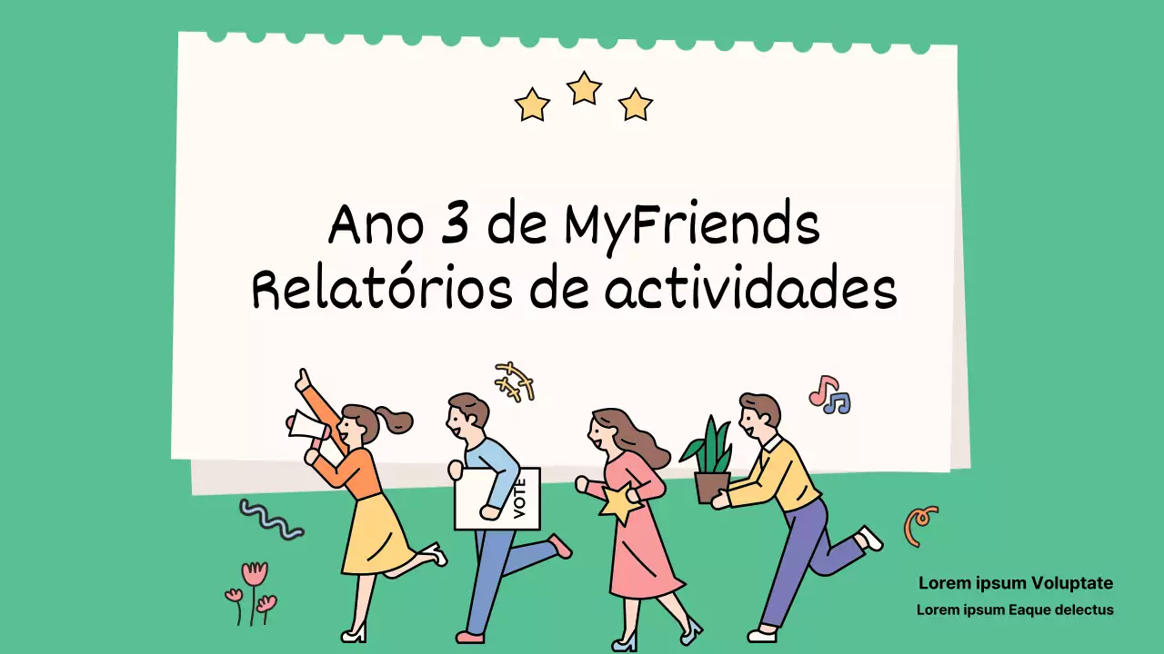  Relatórios de atividade dos apoiantes em verde e amarelo
