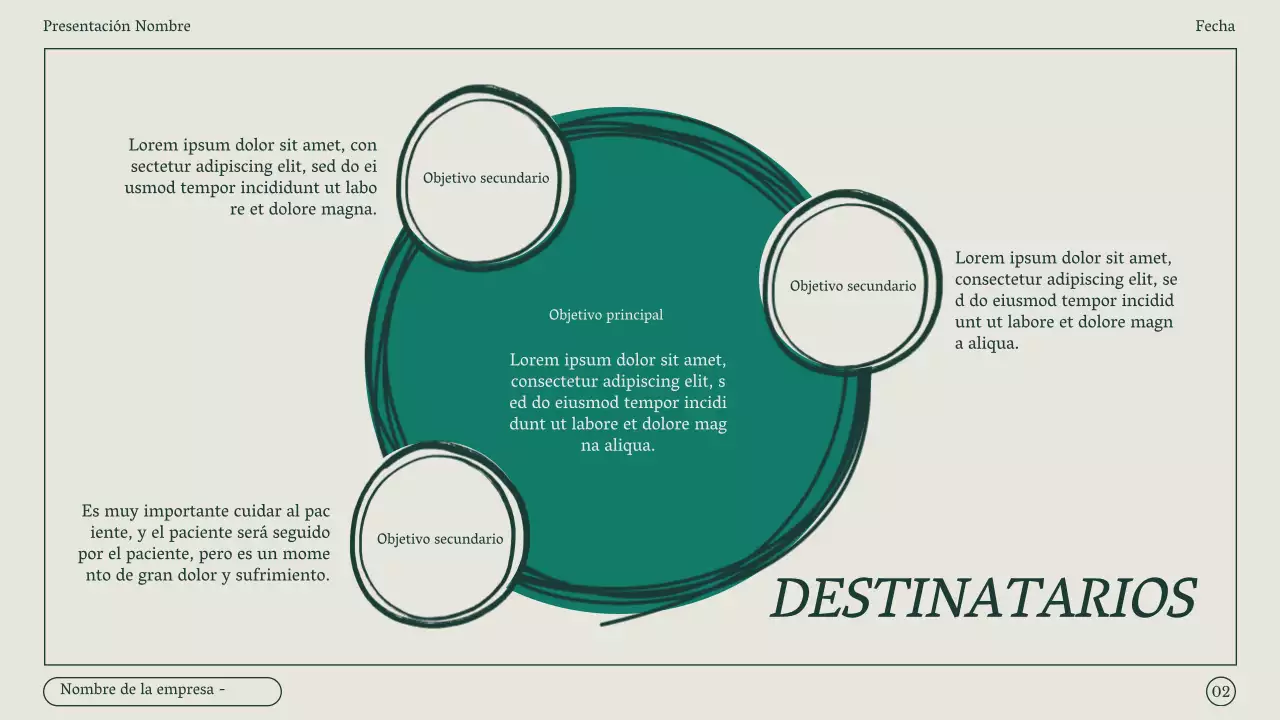 Informe minimalista de actas de reuniones de marketing en verde y beige