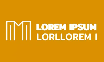 Eenvoudig, modern bibliotheeklogo in wit