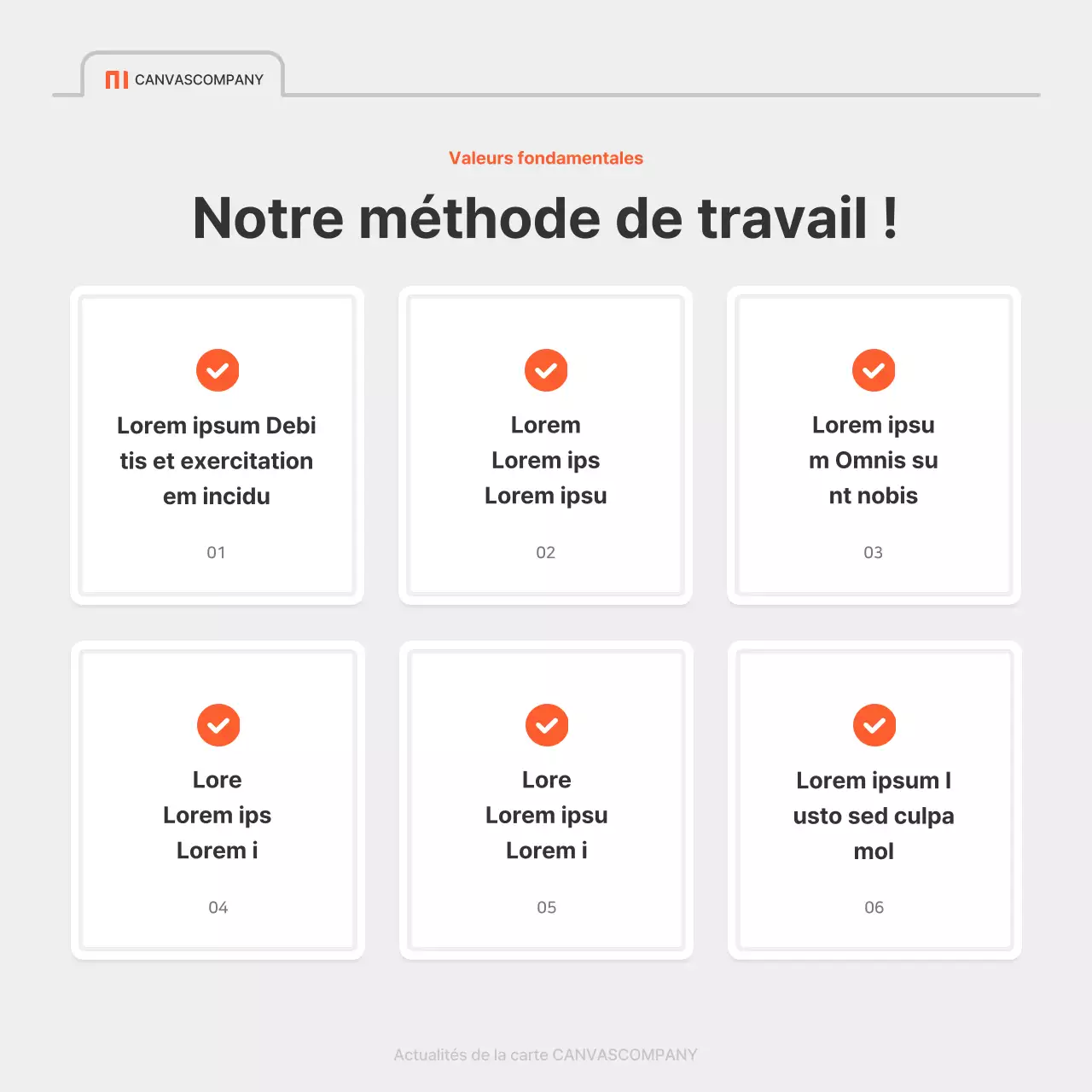 Une simple annonce d'emploi d'entreprise en rouge et gris