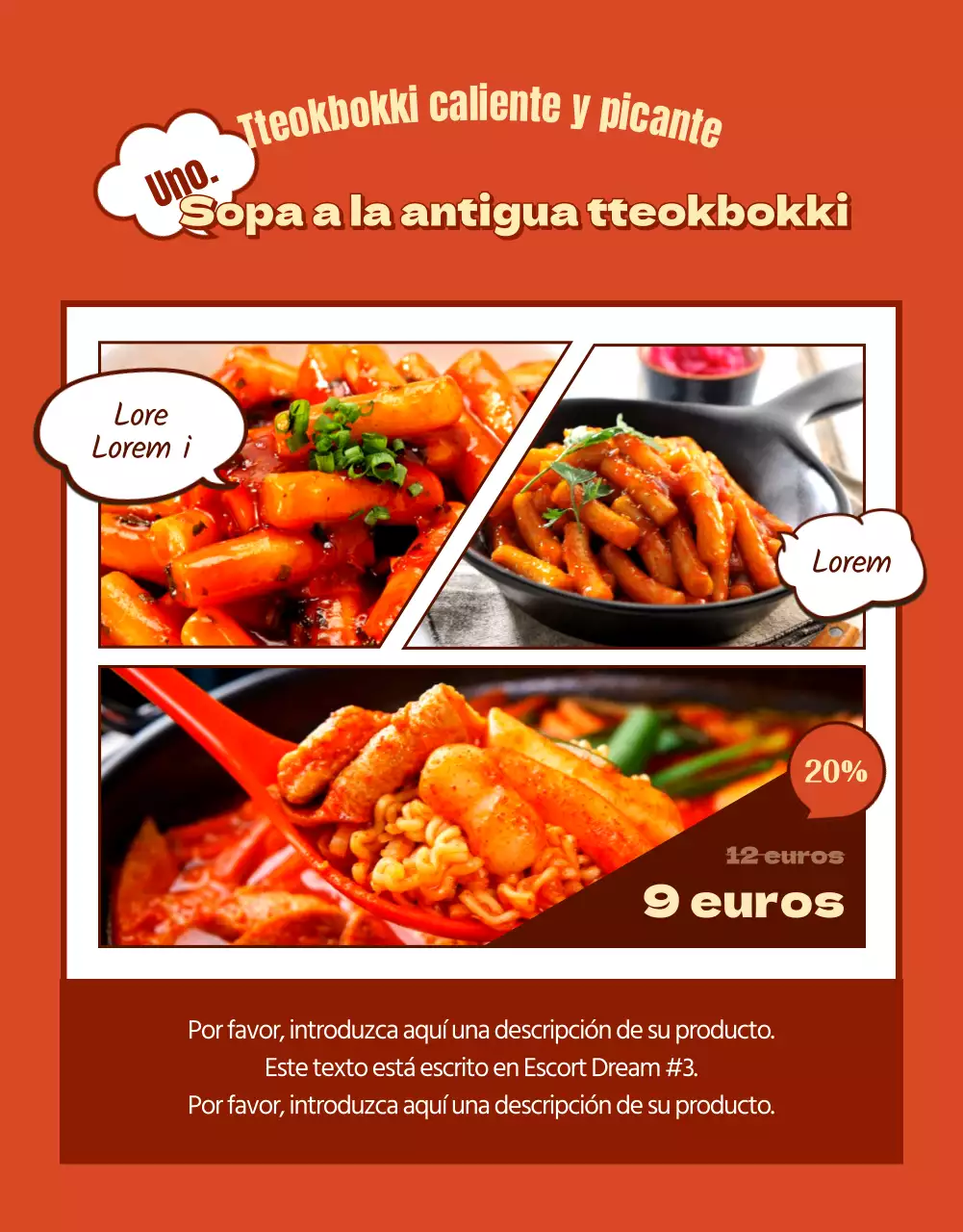 Promueve un look rojo y retro