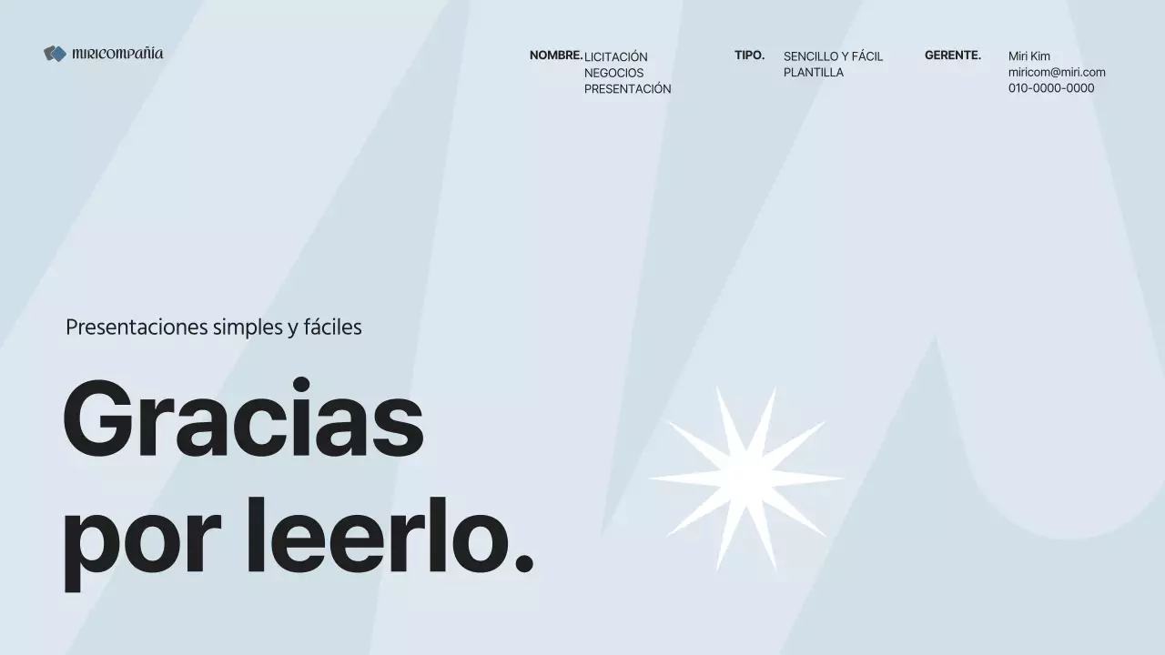 Un sencillo plan de empresa en blanco y gris