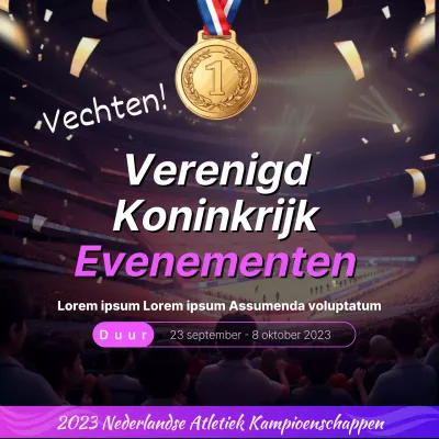 Promoot je evenement met paarse luxe