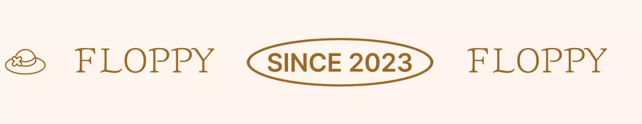 연베이지색의 모자 브랜드 포장 테이프