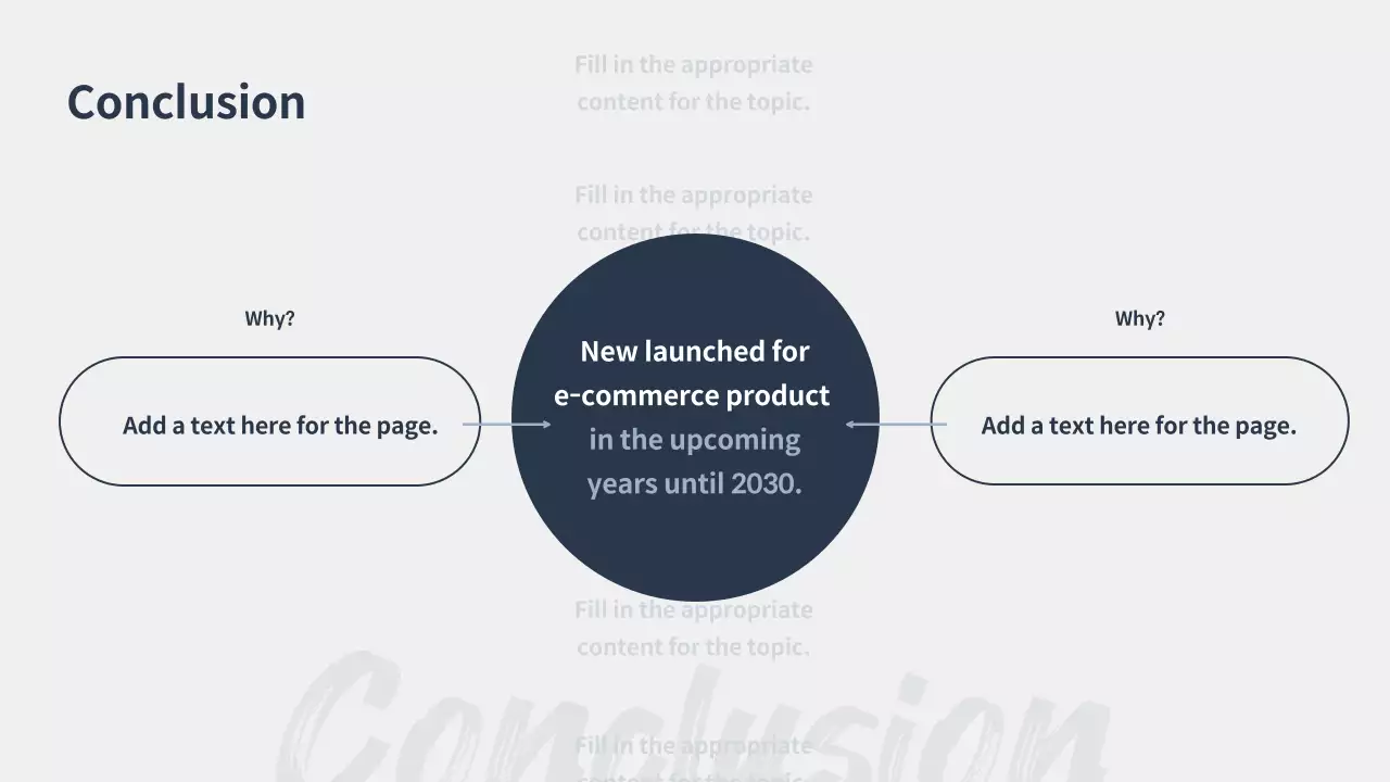 Navy Professional E-Commerce Report Presentation