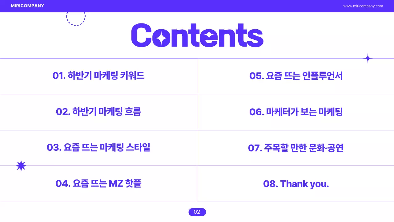 흰색배경의 키치한 비즈니스 안내서