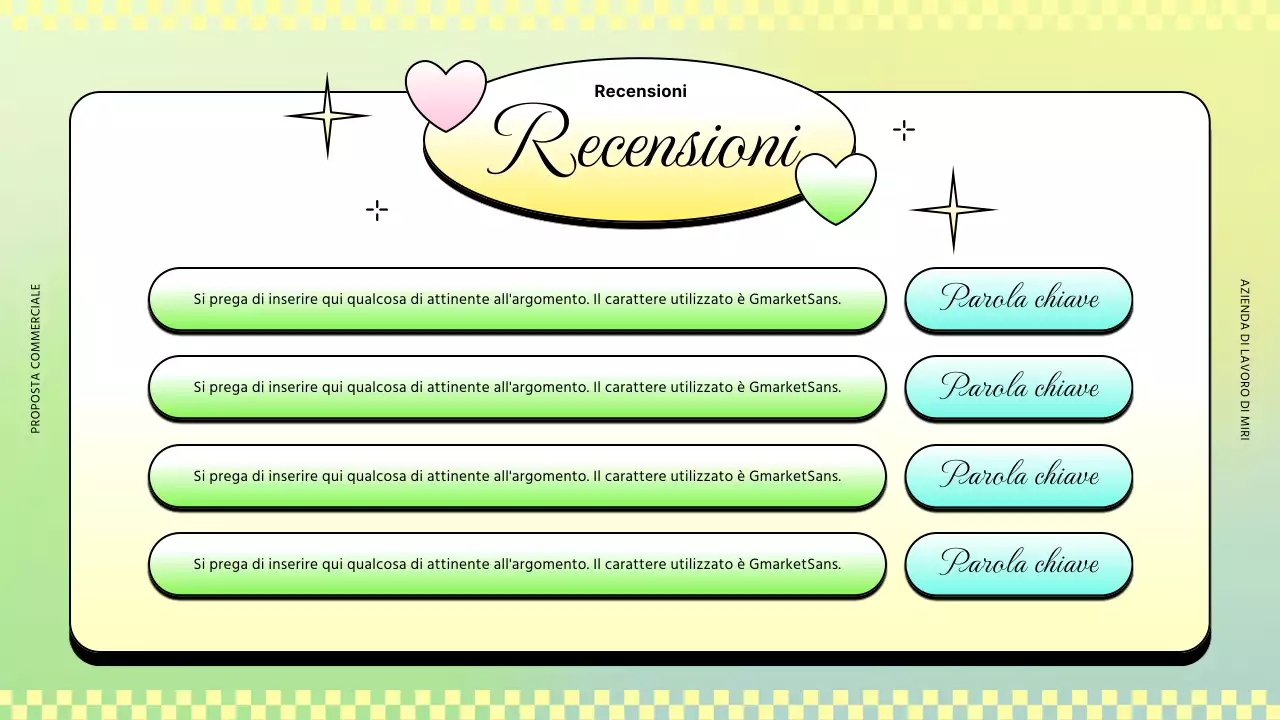 Rapporti di lavoro di tendenza in rosa e giallo