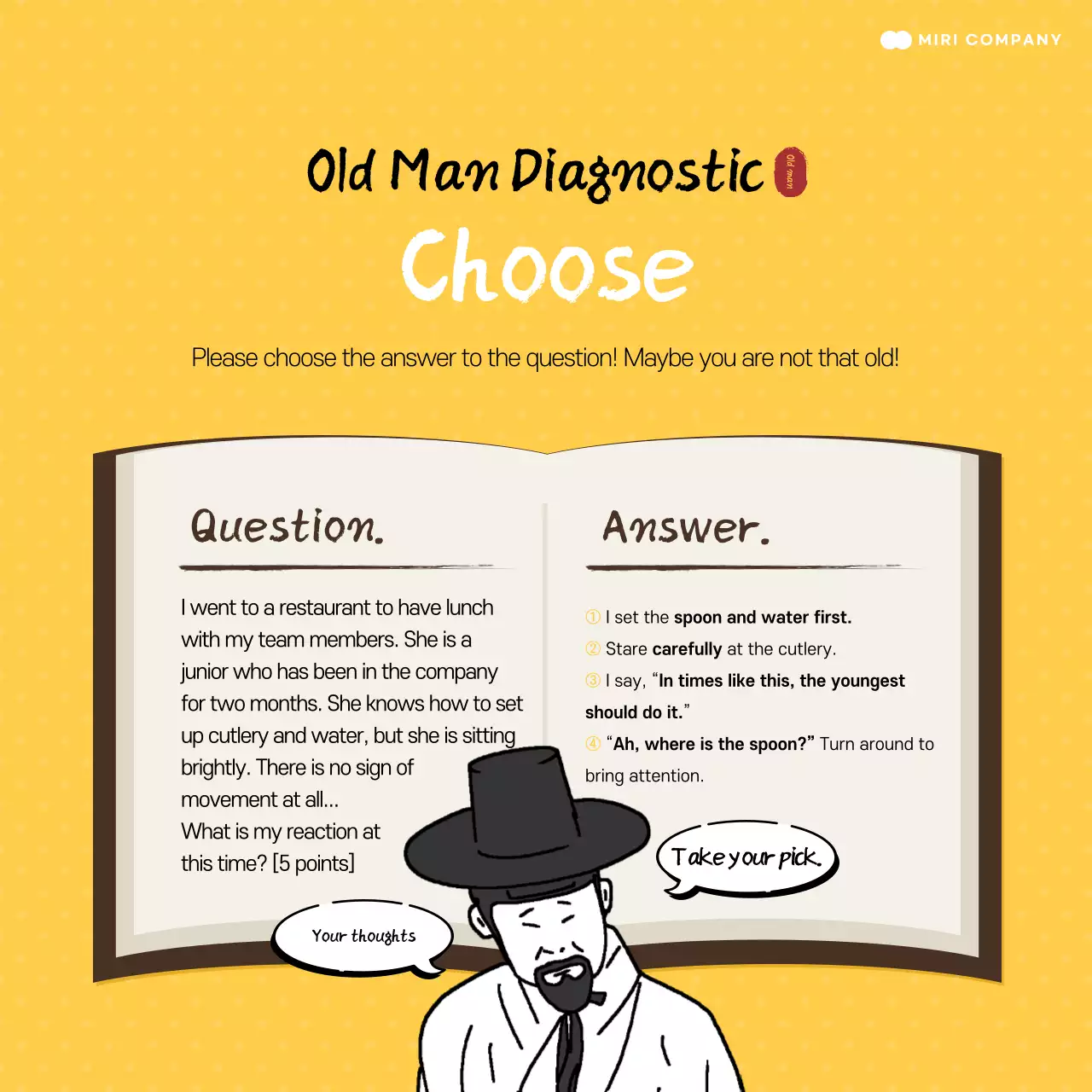 Yellow Comic Quiz Advertisement Instagram Carousel