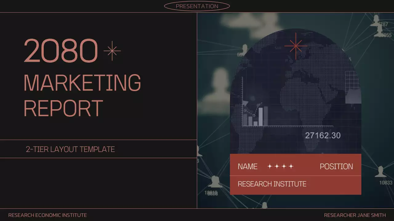 갈색의 모던한 비즈니스 마케팅 보고서