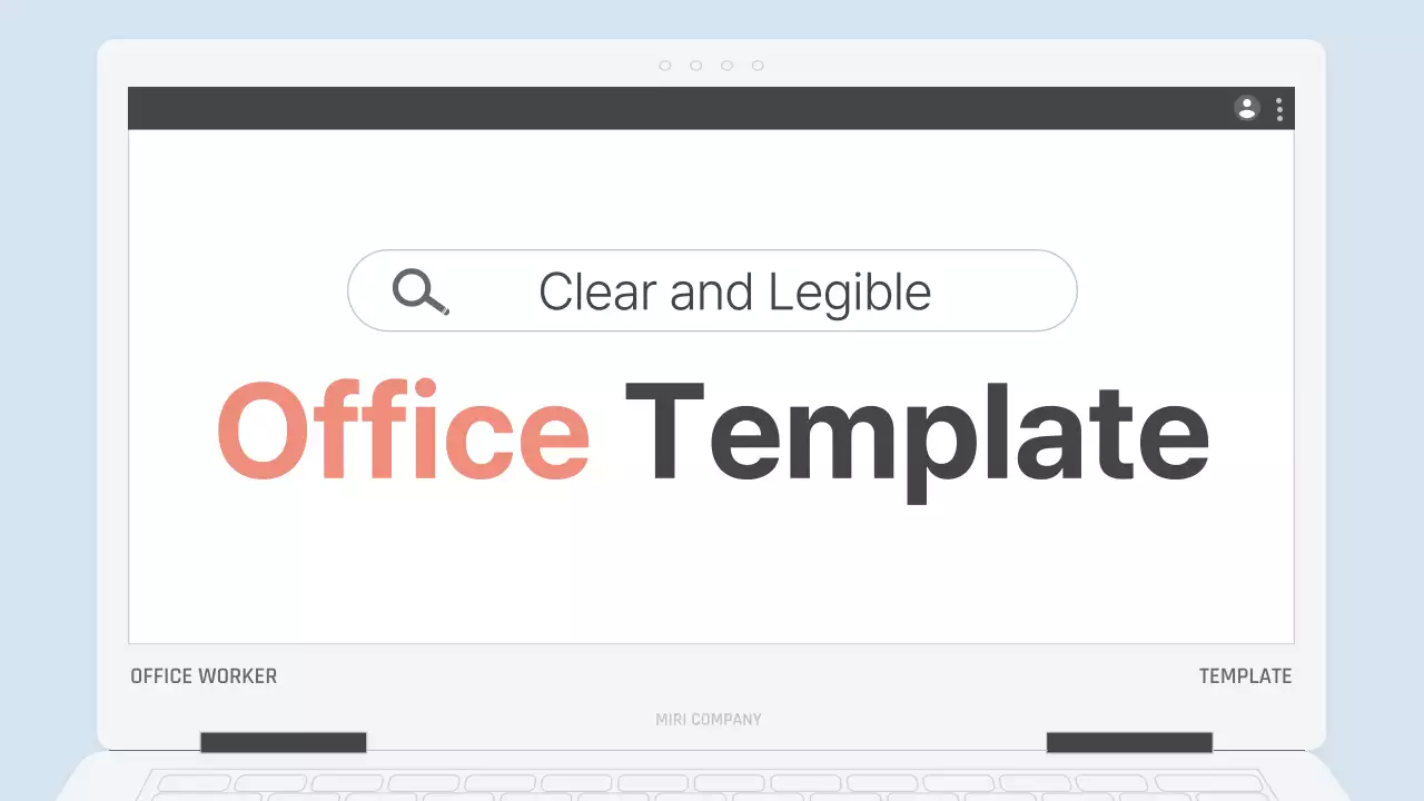 Coral Modern Office 템플릿 프레젠테이션