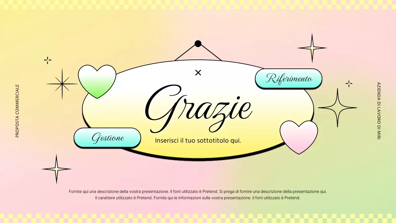 Rapporti di lavoro di tendenza in rosa e giallo