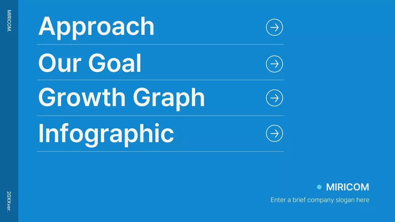 파랑의 심플한 발표용 비즈니스 기획서
