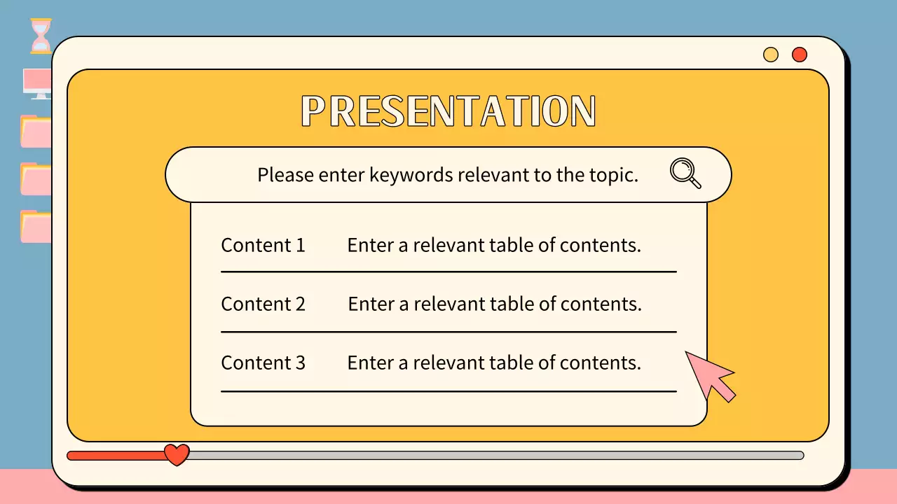 옐로우 레트로 가이드 프리젠테이션