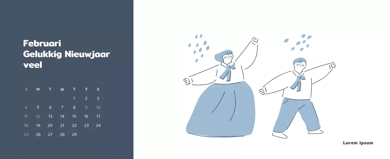 Een kalender met kleurrijke, emotionele illustraties