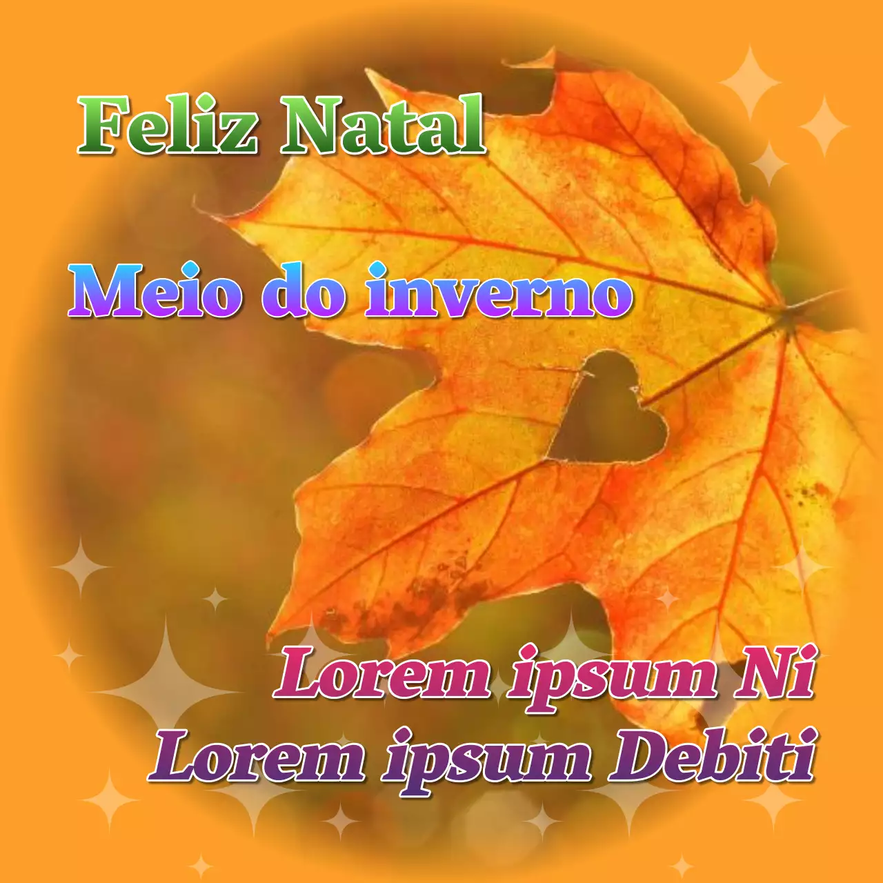 Promoção do Festival do Meio do outono Chuseok para idosos da classe B, cor de laranja e arco-íris