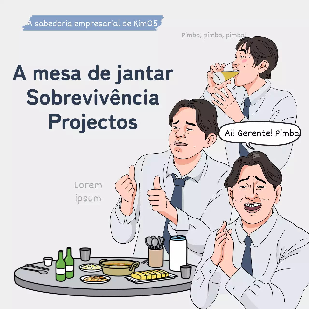 Post de dicas cinzentas e inspiradas no local de trabalho