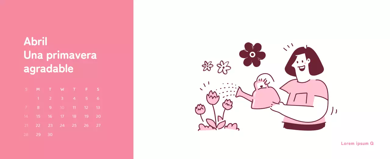 Un calendario con ilustraciones llenas de color y emoción