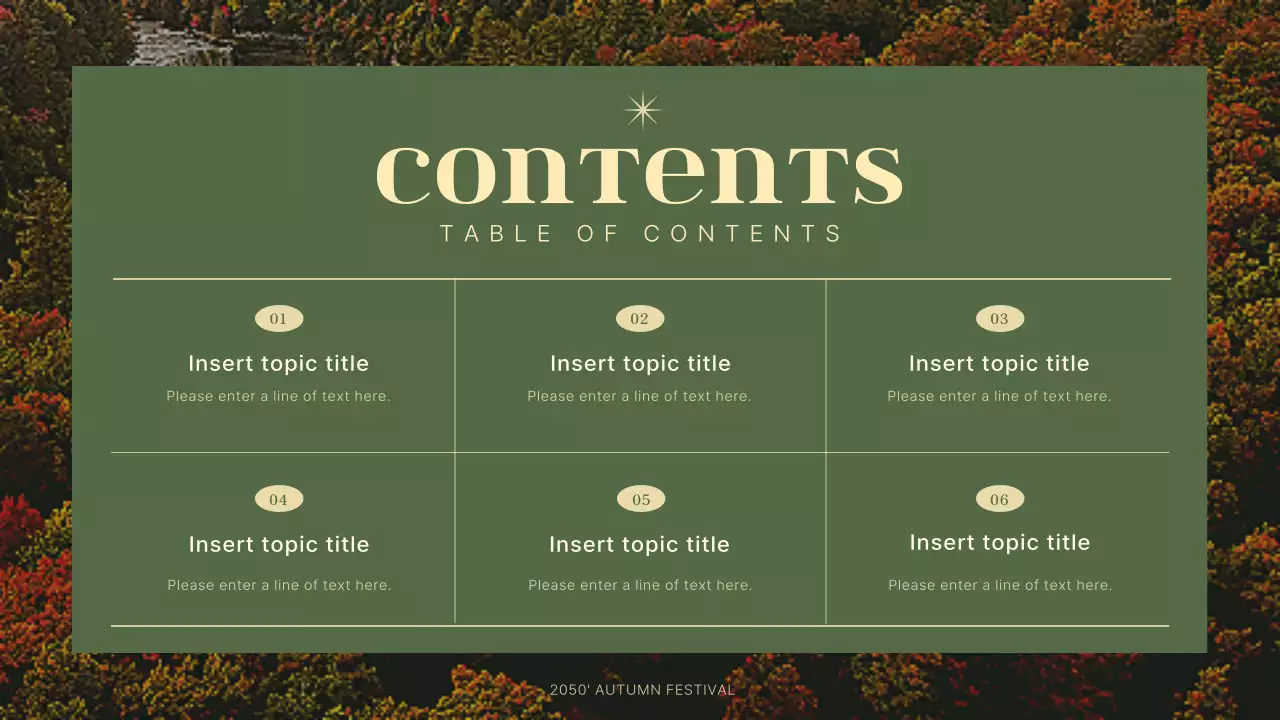 Green Rustic Festival Guide Presentation