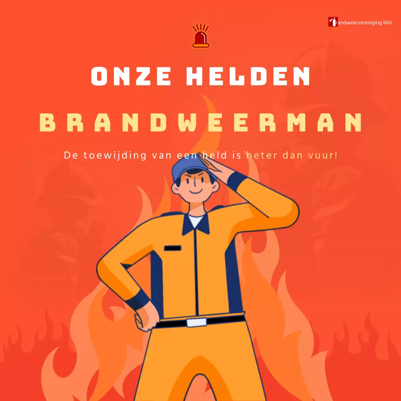 Een eenvoudige oranje brandauditadvertentie