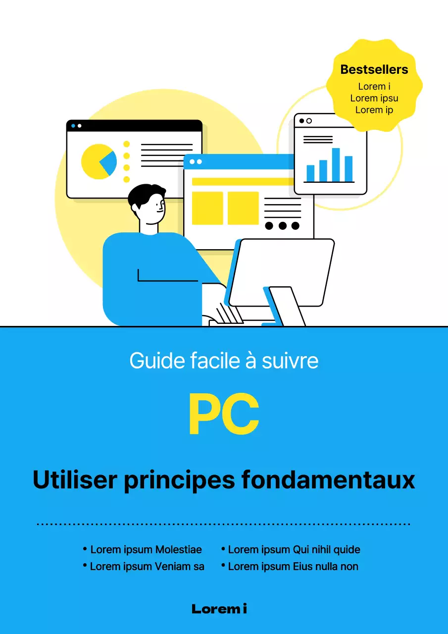 Les bases de l'informatique en bleu