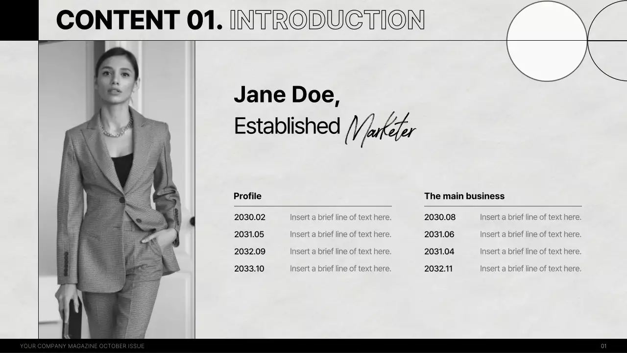 Black Modern Employee Interview Announcement Presentation