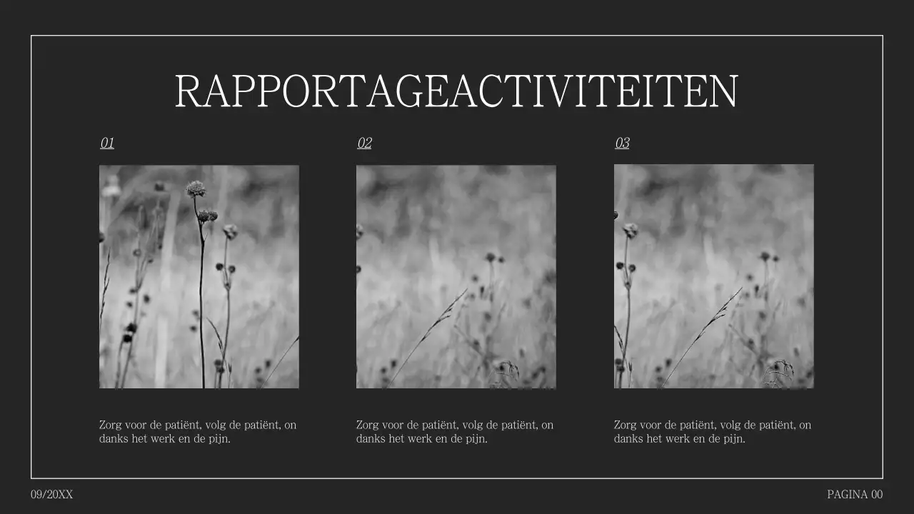 Eenvoudige fotocollage voorstel in bultrug