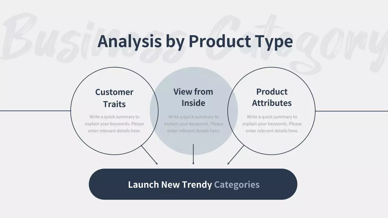 Navy Professional E-Commerce Report Presentation