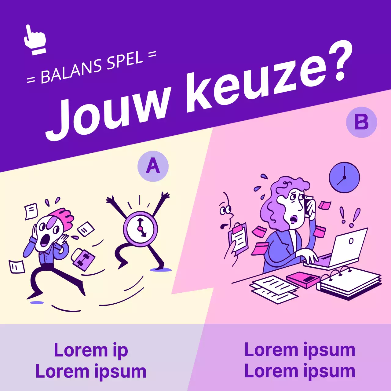 Een eenvoudig evenwichtsspel tussen Borah en Yellow @BorahYellow