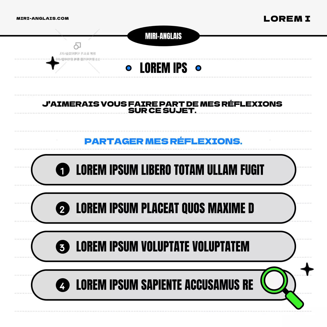 Promouvoir un anglais des affaires kitsch, bleu et chartreuse