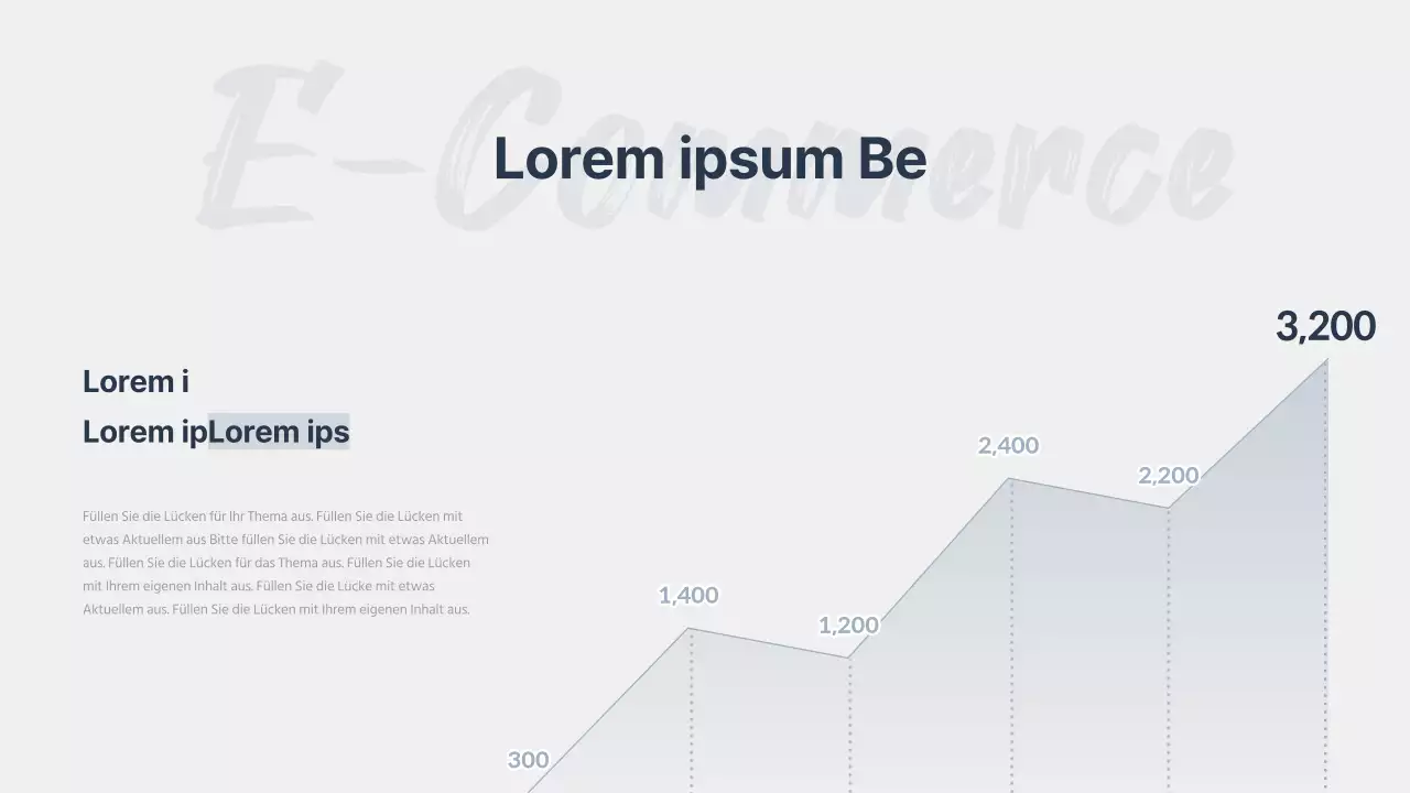 Ein moderner Marktforschungsbericht über marineblaue Akzente