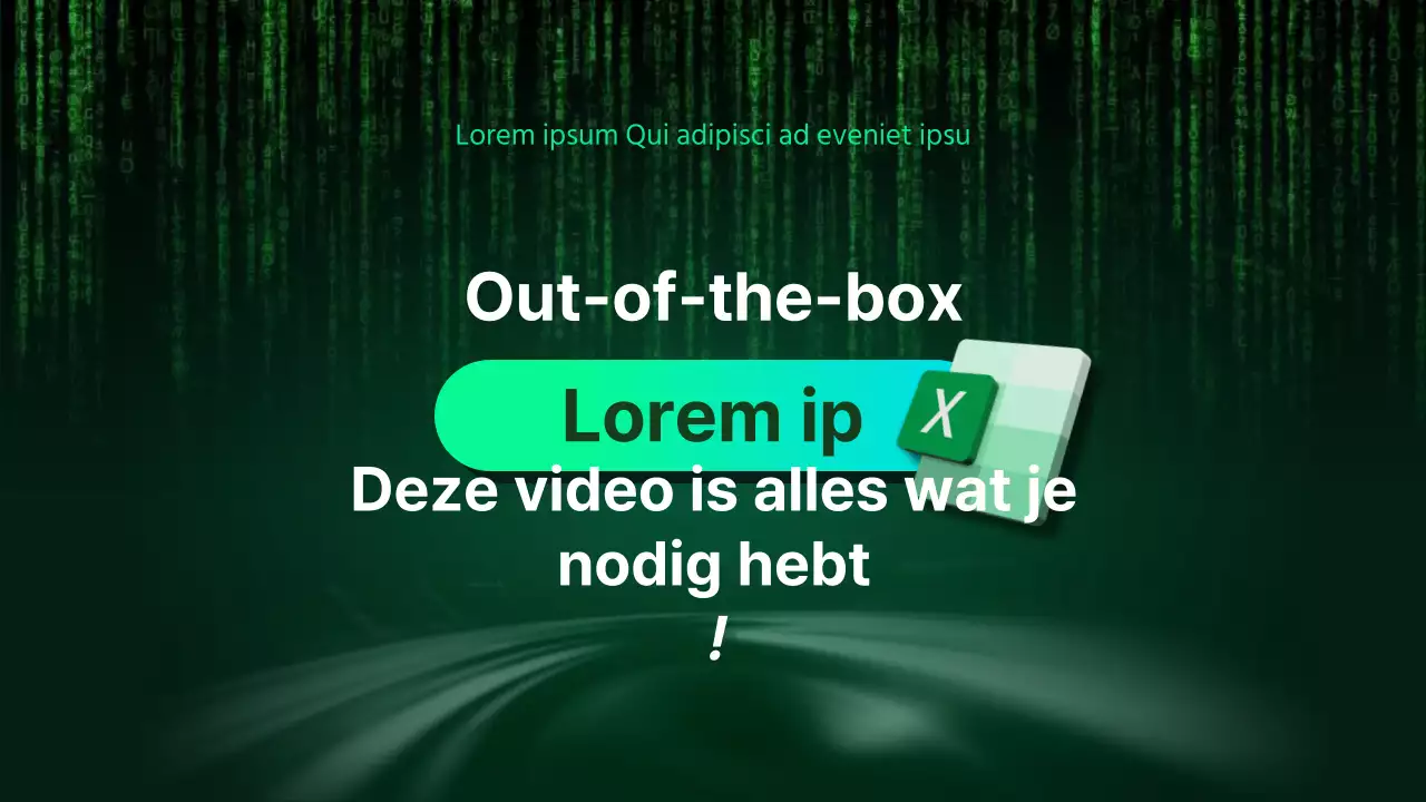 Cyberconcepten in Abstracts Excel Lesplan