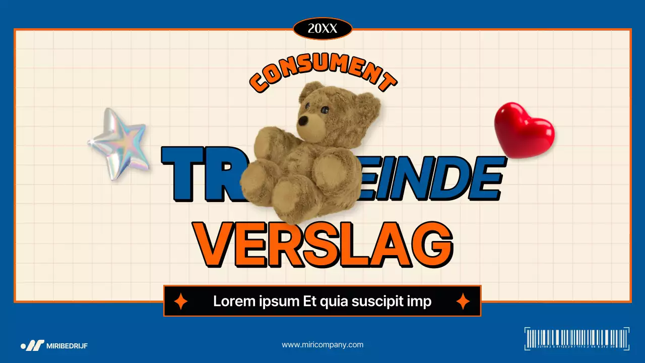 Kitscherig rapport over consumententrends in blauw en oranje