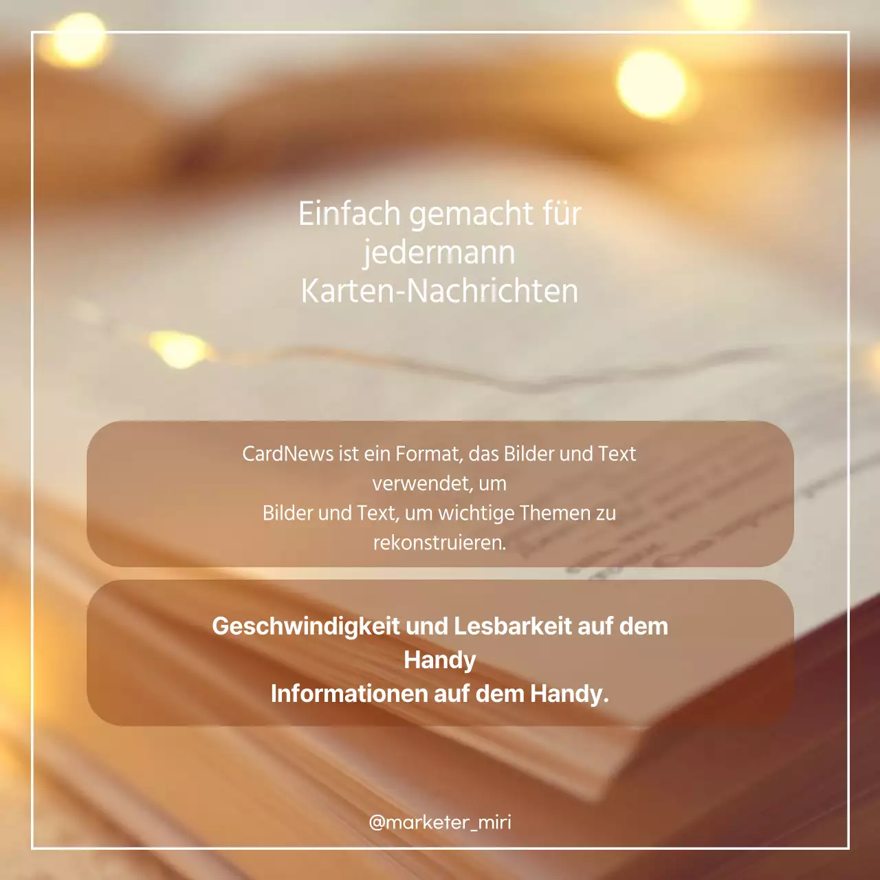 Ein Leitfaden zur Gestaltung einer warmen und einfachen Marketingvorlage in Braun und Weiß