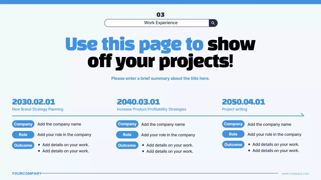 블루 모던 팀 발표 프레젠테이션