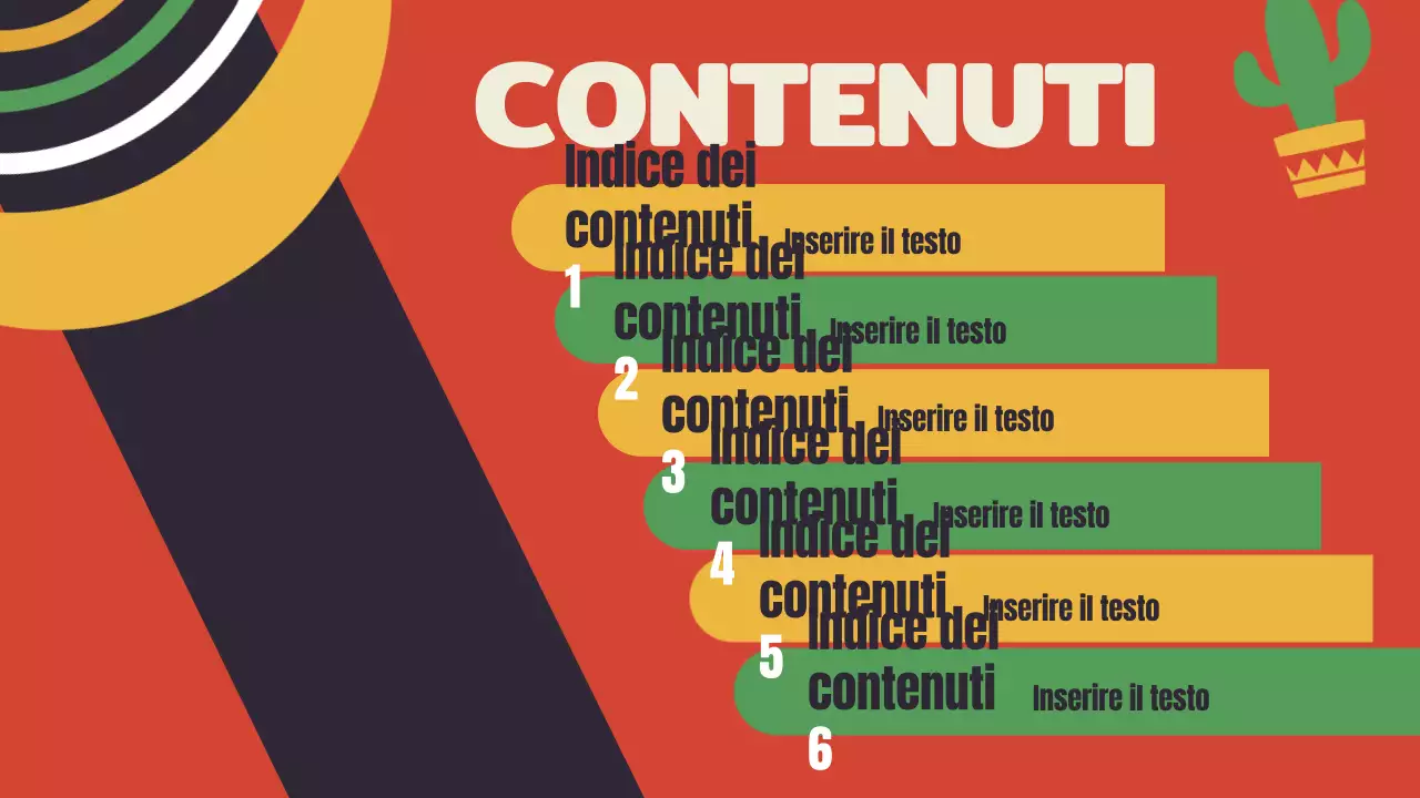 Una guida kitsch del Messico in rosso e verde