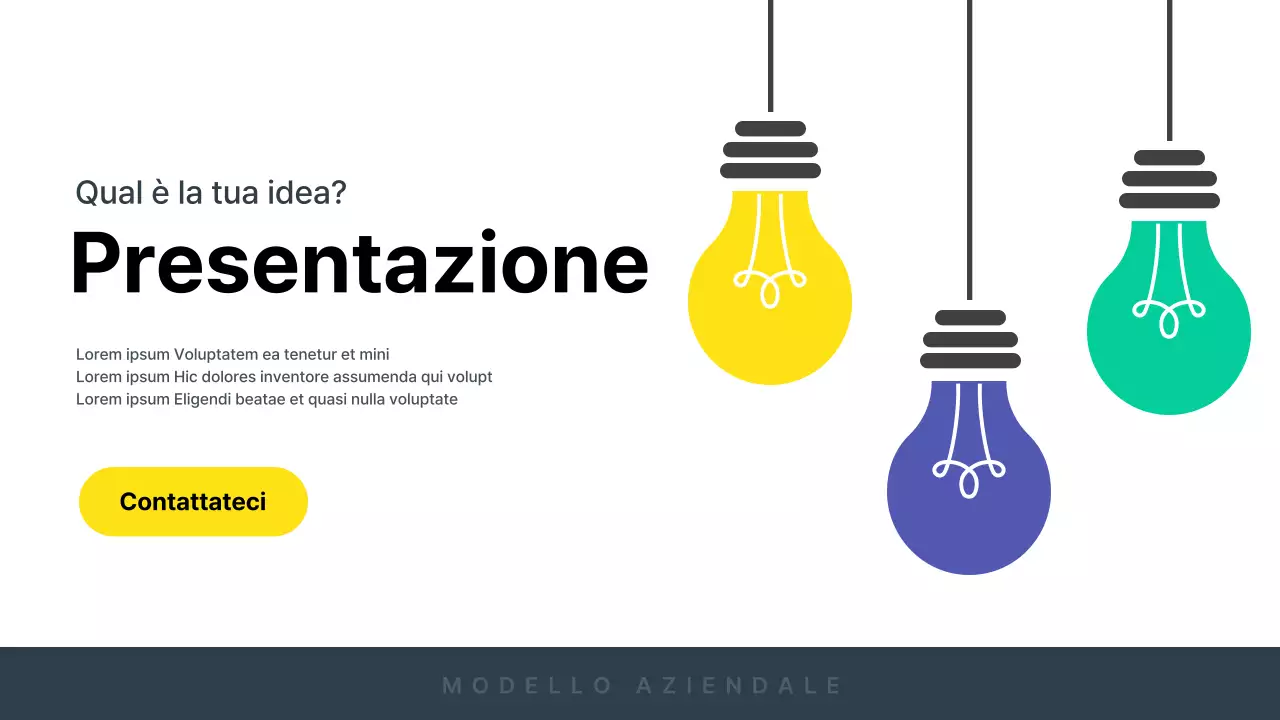 Proposta di idea moderna in giallo e grigio