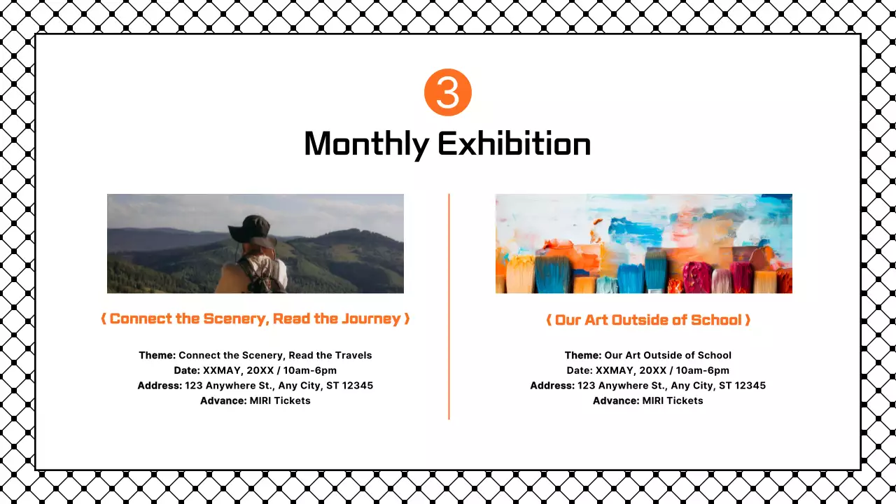 Orange Modern Tourism Newsletter Presentation