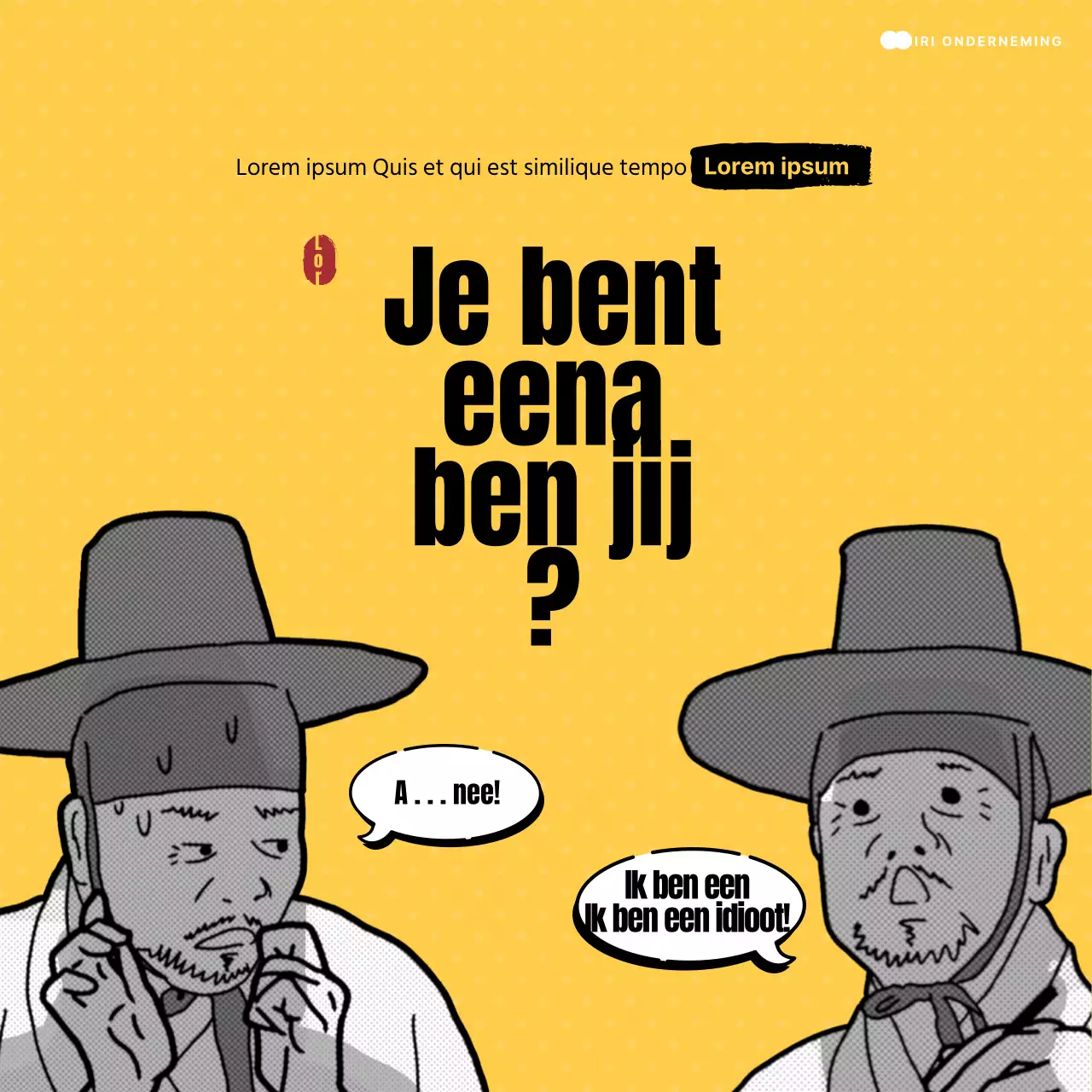 Geelzwarte proptest @yellowandblackgagtest