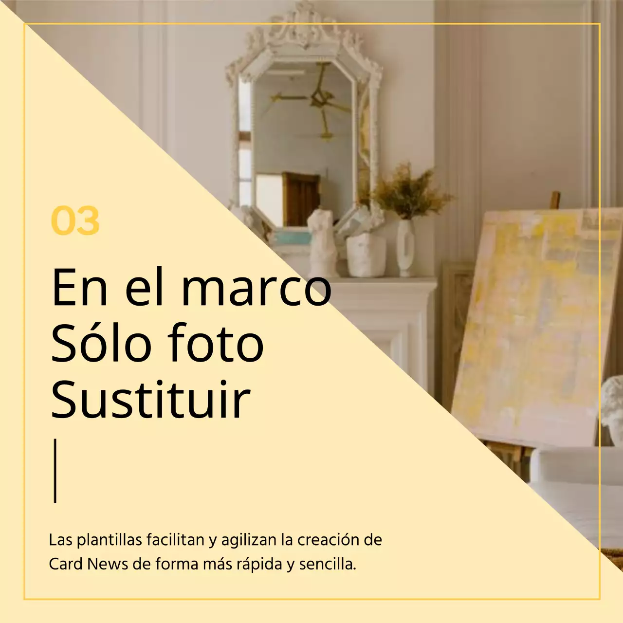 Material de formación minimalista con fondo fotográfico negro y beige