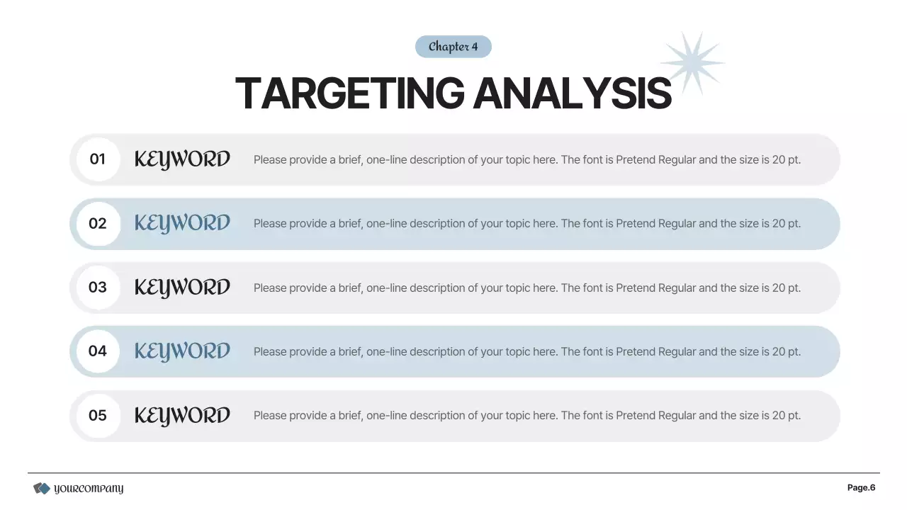 A simple business plan in gray and white