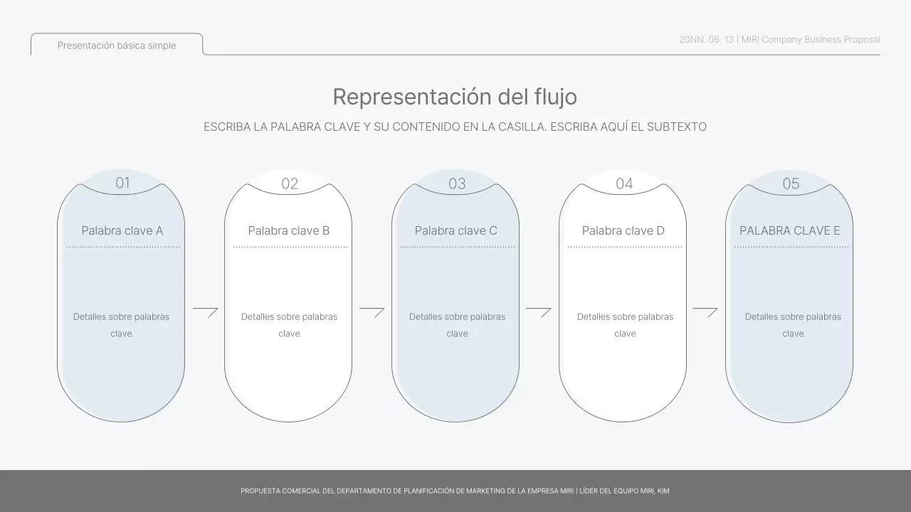 Informe básico sencillo en azul claro y verde claro