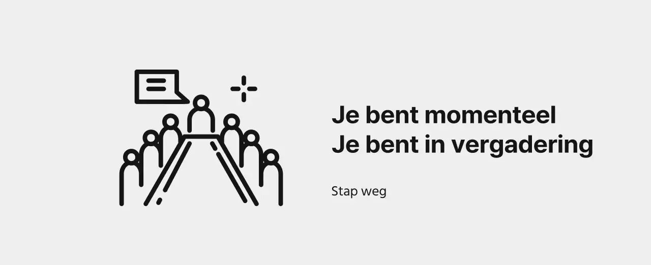 Een eenvoudige bedrijfskalender in grijs