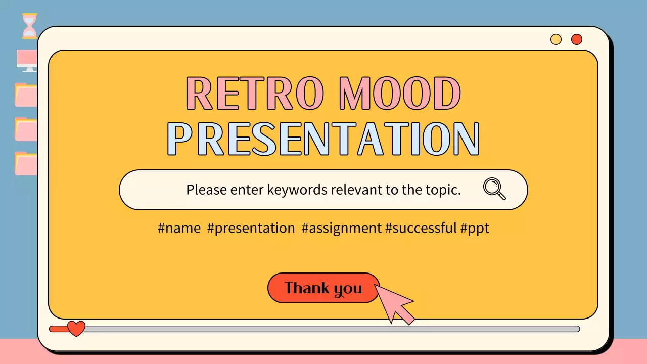 옐로우 레트로 가이드 프리젠테이션