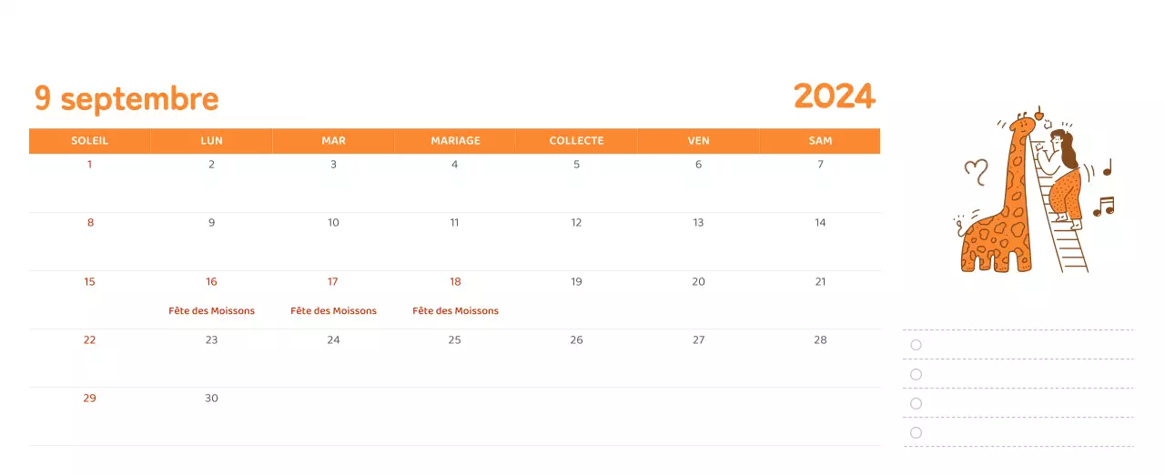 Un calendrier aux illustrations colorées et émouvantes