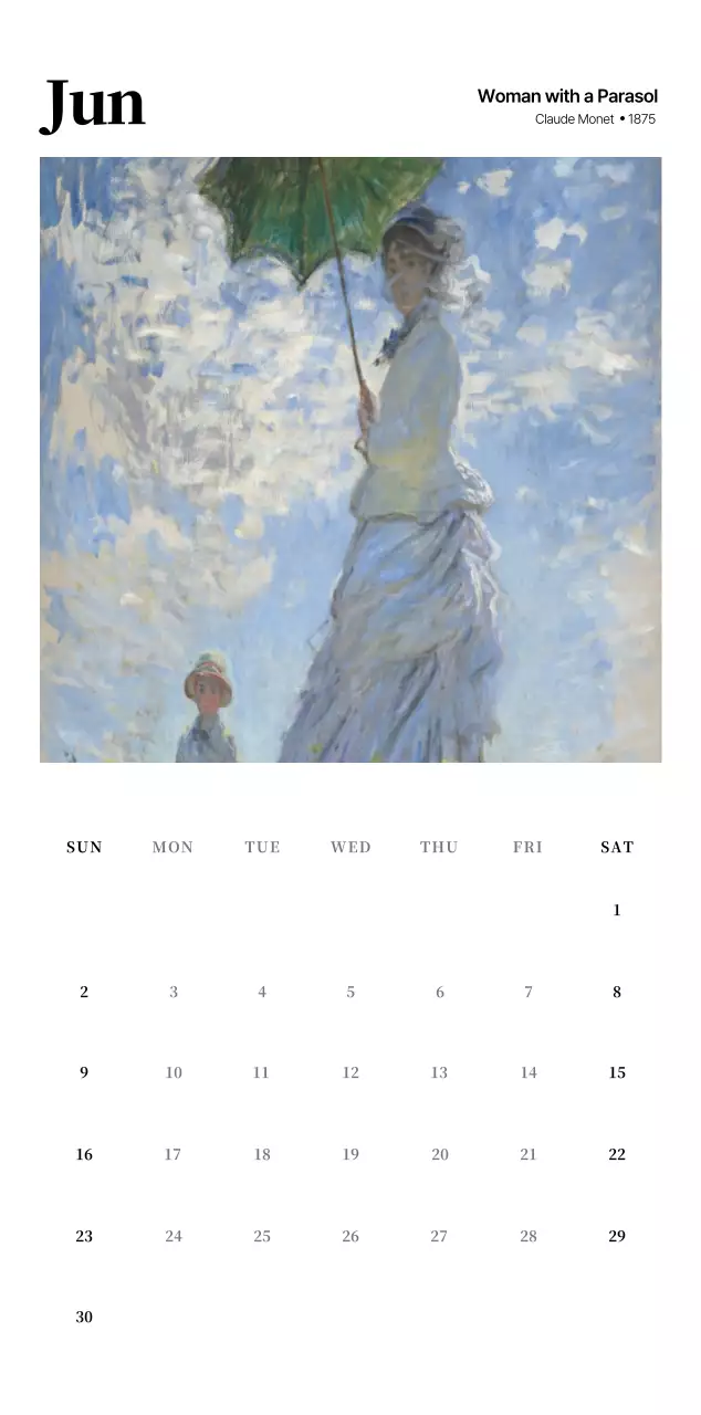 黒とグレーのシンプルでクラシックな名画。