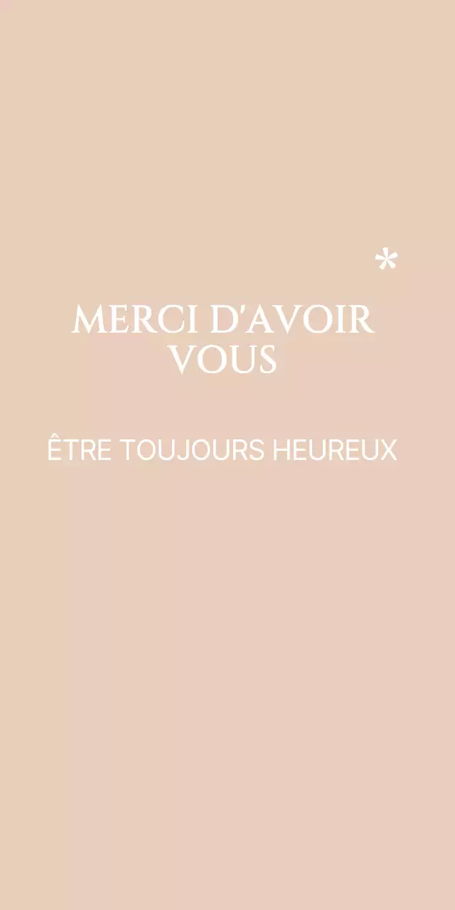 Cadeaux de remerciement avec texte sentimental avec empattement